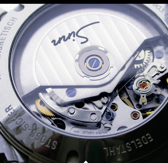 Close Up von Sinn Automatik Uhr