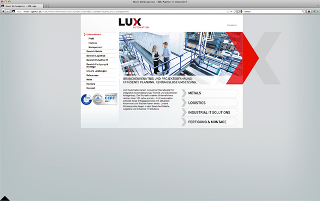 Lux Automation Website 1
