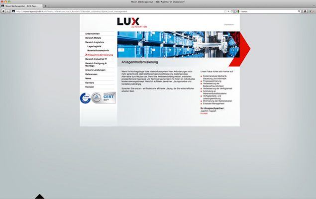 Lux Automation Website 3